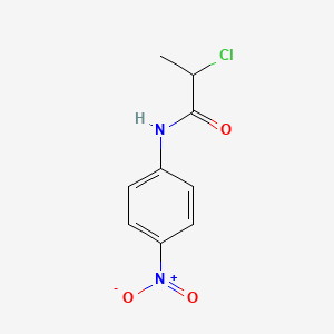 molecular formula C9H9ClN2O3 B2867997 2-chloro-N-(4-nitrophenyl)propanamide CAS No. 147372-40-5