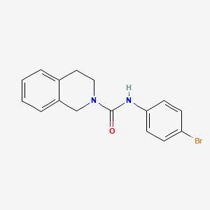 molecular formula C16H15BrN2O B2868049 N-(4-bromophenyl)-3,4-dihydroisoquinoline-2(1H)-carboxamide CAS No. 890583-21-8