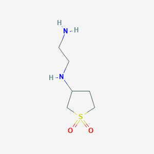 molecular formula C6H14N2O2S B2868074 N'-(1,1-dioxothiolan-3-yl)ethane-1,2-diamine CAS No. 6427-78-7