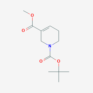 molecular formula C12H19NO4 B2868152 1-Tert-butyl 3-methyl 1,2,5,6-tetrahydropyridine-1,3-dicarboxylate CAS No. 125097-83-8