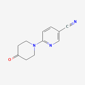 6-(4-Oxopiperidin-1-yl)pyridine-3-carbonitrile