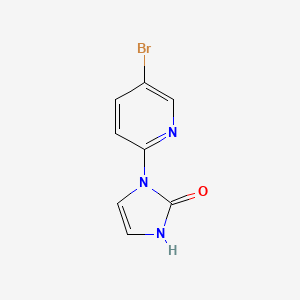 molecular formula C8H6BrN3O B2868306 3-(5-bromopyridin-2-yl)-1H-imidazol-2-one CAS No. 1349140-83-5