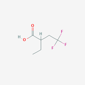 molecular formula C6H9F3O2 B2868360 2-Ethyl-4,4,4-trifluorobutanoic acid CAS No. 769169-19-9