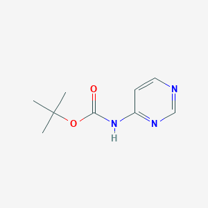 molecular formula C9H13N3O2 B2868441 Tert-butyl N-(pyrimidin-4-YL)carbamate CAS No. 1820642-12-3