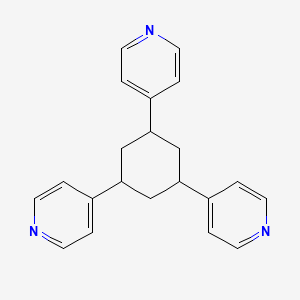 molecular formula C21H21N3 B2868589 4,4',4''-(1,3,5-Cyclohexanetriyl)tris-pyridine CAS No. 7041-17-0