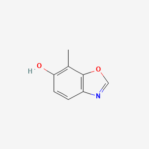 molecular formula C8H7NO2 B2868623 7-Methyl-1,3-benzoxazol-6-ol CAS No. 1784571-74-9