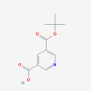 molecular formula C11H13NO4 B2868810 5-(tert-Butoxycarbonyl)nicotinic acid CAS No. 1017793-26-8