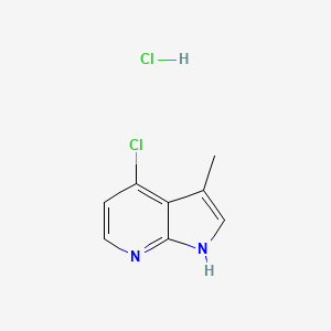 4-chloro-3-methyl-1H-pyrrolo[2,3-b]pyridine hydrochloride