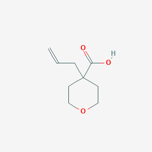 molecular formula C9H14O3 B2868880 4-(Prop-2-en-1-yl)oxane-4-carboxylic acid CAS No. 693824-80-5