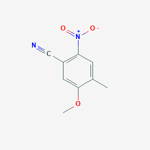 molecular formula C9H8N2O3 B2868901 5-Methoxy-4-methyl-2-nitrobenzonitrile CAS No. 959137-56-5