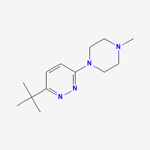 molecular formula C13H22N4 B2869030 3-Tert-butyl-6-(4-methylpiperazin-1-yl)pyridazine CAS No. 2210054-86-5