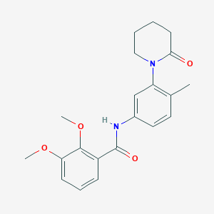 B2869067 2,3-dimethoxy-N-(4-methyl-3-(2-oxopiperidin-1-yl)phenyl)benzamide CAS No. 941873-13-8