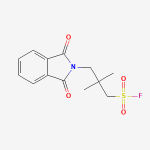 3-(1,3-Dioxoisoindol-2-yl)-2,2-dimethylpropane-1-sulfonyl fluoride