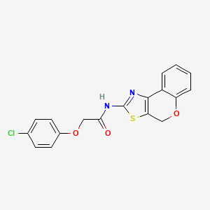 2-(4-chlorophenoxy)-N-(4H-chromeno[4,3-d]thiazol-2-yl)acetamide