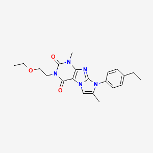 3-(2-ethoxyethyl)-8-(4-ethylphenyl)-1,7-dimethyl-1H-imidazo[2,1-f]purine-2,4(3H,8H)-dione