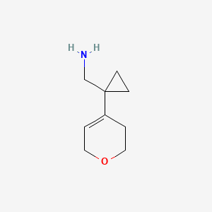 [1-(3,6-dihydro-2H-pyran-4-yl)cyclopropyl]methanamine