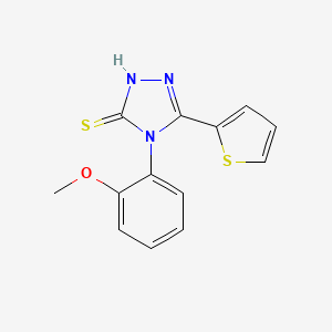 4-(2-methoxyphenyl)-5-(thiophen-2-yl)-4H-1,2,4-triazole-3-thiol
