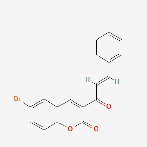6-bromo-3-[(2E)-3-(4-methylphenyl)prop-2-enoyl]-2H-chromen-2-one