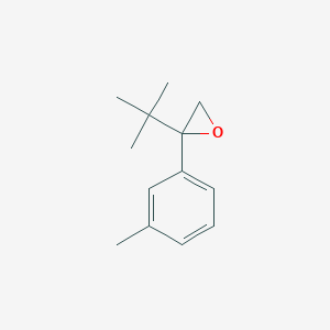 molecular formula C13H18O B2869202 2-Tert-butyl-2-(3-methylphenyl)oxirane CAS No. 2248278-35-3