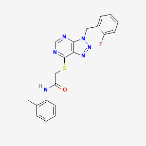 N-(2,4-dimethylphenyl)-2-((3-(2-fluorobenzyl)-3H-[1,2,3]triazolo[4,5-d]pyrimidin-7-yl)thio)acetamide