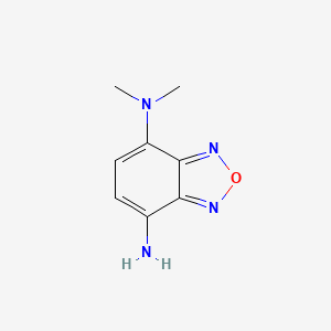 molecular formula C8H10N4O B2869271 N,N-dimethyl-2,1,3-benzoxadiazole-4,7-diamine CAS No. 201863-52-7