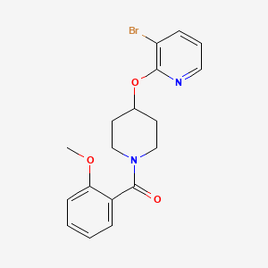 (4-((3-Bromopyridin-2-yl)oxy)piperidin-1-yl)(2-methoxyphenyl)methanone