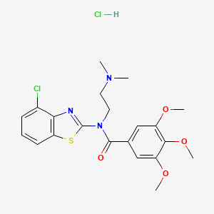 N-(4-chlorobenzo[d]thiazol-2-yl)-N-(2-(dimethylamino)ethyl)-3,4,5-trimethoxybenzamide hydrochloride
