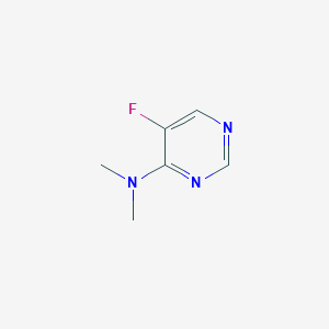 molecular formula C6H8FN3 B2869429 5-fluoro-N,N-dimethylpyrimidin-4-amine CAS No. 2310207-38-4