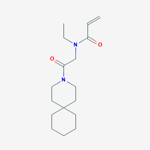 N-[2-(3-Azaspiro[5.5]undecan-3-yl)-2-oxoethyl]-N-ethylprop-2-enamide