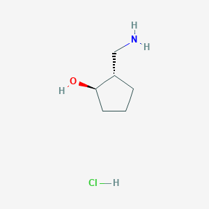 (1R,2S)-2-(aminomethyl)cyclopentan-1-ol hydrochloride