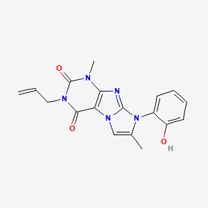 3-allyl-8-(2-hydroxyphenyl)-1,7-dimethyl-1H-imidazo[2,1-f]purine-2,4(3H,8H)-dione