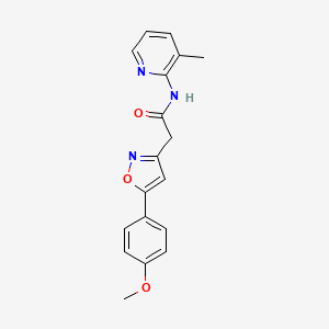 2-(5-(4-methoxyphenyl)isoxazol-3-yl)-N-(3-methylpyridin-2-yl)acetamide