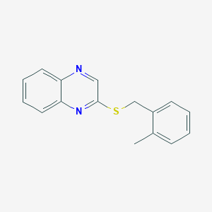 2-[(2-Methylbenzyl)sulfanyl]quinoxaline