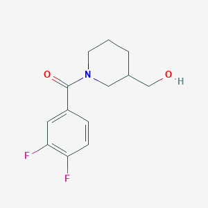 (3,4-Difluorophenyl)-[3-(hydroxymethyl)piperidin-1-yl]methanone