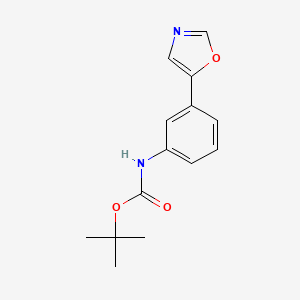tert-butyl N-[3-(1,3-oxazol-5-yl)phenyl]carbamate