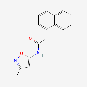 N-(3-methylisoxazol-5-yl)-2-(naphthalen-1-yl)acetamide