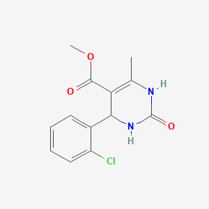Methyl 4-(2-chlorophenyl)-6-methyl-2-oxo-1,2,3,4-tetrahydropyrimidine-5-carboxylate