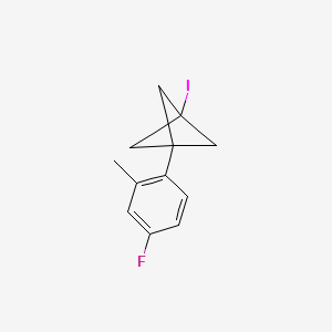 1-(4-Fluoro-2-methylphenyl)-3-iodobicyclo[1.1.1]pentane