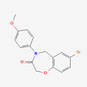 7-bromo-4-(4-methoxyphenyl)-4,5-dihydro-1,4-benzoxazepin-3(2H)-one