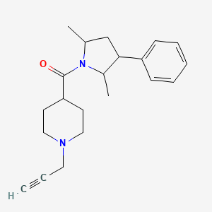 (2,5-Dimethyl-3-phenylpyrrolidin-1-yl)-(1-prop-2-ynylpiperidin-4-yl)methanone