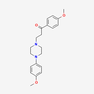 1-(4-Methoxyphenyl)-3-[4-(4-methoxyphenyl)piperazino]-1-propanone