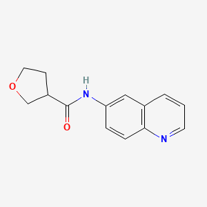 N-Quinolin-6-yloxolane-3-carboxamide