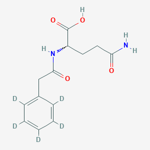 molecular formula C13H16N2O4 B028696 Phenylacetylglutamine-d5 CAS No. 1331909-01-3