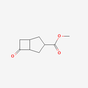 molecular formula C9H12O3 B2869868 Methyl 6-oxobicyclo[3.2.0]heptane-3-carboxylate CAS No. 2137613-20-6
