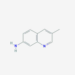 molecular formula C10H10N2 B2869871 3-Methylquinolin-7-amine CAS No. 1956341-24-4