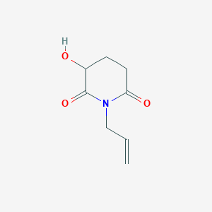 B2869898 3-Hydroxy-1-prop-2-enylpiperidine-2,6-dione CAS No. 1823586-53-3