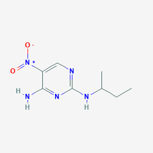 molecular formula C8H13N5O2 B2870114 N2-(sec-butyl)-5-nitropyrimidine-2,4-diamine CAS No. 1334374-98-9