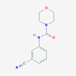 molecular formula C12H13N3O2 B2870121 N-(3-cyanophenyl)morpholine-4-carboxamide CAS No. 712301-76-3