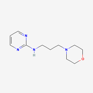 molecular formula C11H18N4O B2870136 N-(3-morpholinopropyl)pyrimidin-2-amine CAS No. 861033-31-0