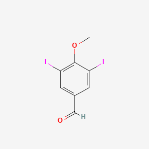 molecular formula C8H6I2O2 B2870222 3,5-Diiodo-4-methoxybenzaldehyde CAS No. 32024-14-9